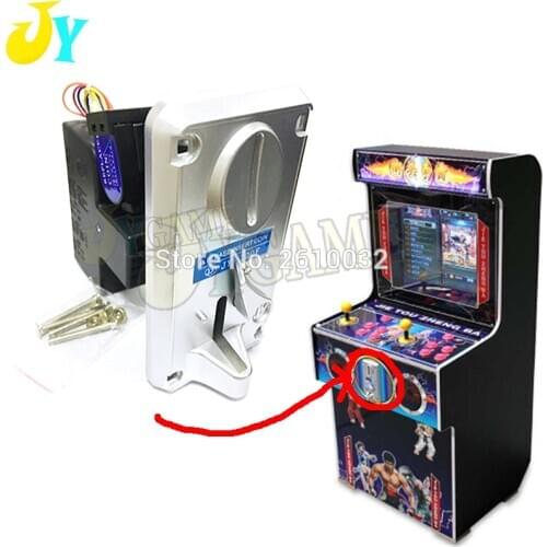 Plastic Electronic Advanced Front Entry CPU Multi Coin acceptors,Comparison Coin Selector For Vending Machines Arcade Machines