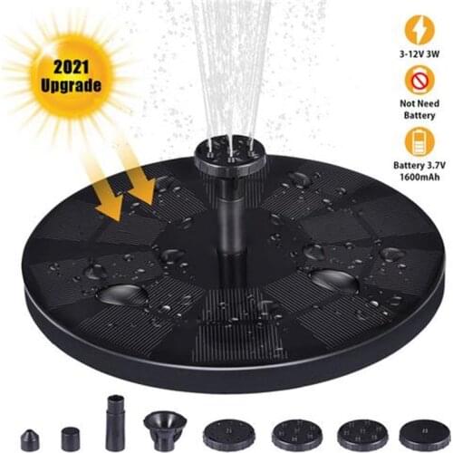 Solar Fountain Floating Water Fountain Fontaine For Garden Decoration Solar Fontein Pool Pond Waterfall For Fountain Reliable