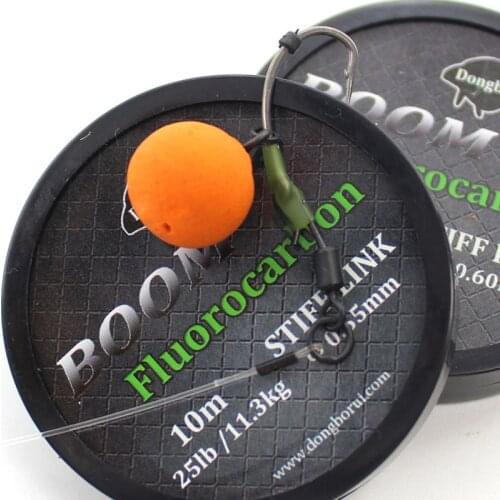 Carp Fishing Line Boom Fluorocarbon Hooklink for Carp Rig Combi Chod Rig 15IB 25IB 35IB Carp Coarse Fishing Tackle