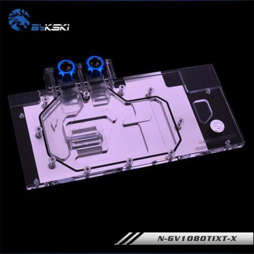 Bykski N-GV1080TIXT-X GPU water block for GIGABYTE AORUS GTX 1080 Ti Xtreme Edition/AORUS GTX 1080 Ti 11G cooling ,VGA cooler