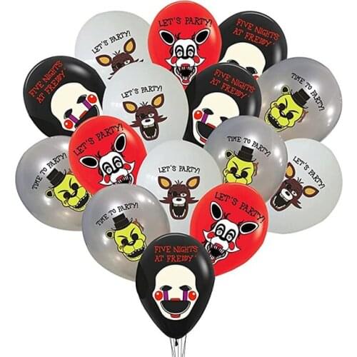 Game FNAF Funtime Freddy birthday party Balloons Happy Birthday Party Decor Toys Foir Kids