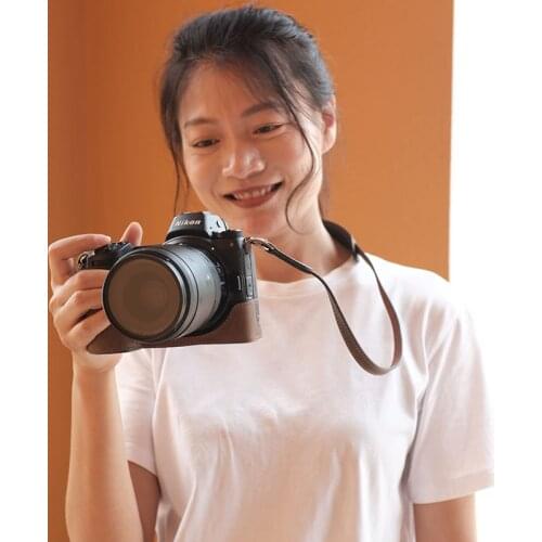 Nikon Z5 Z6 Z7 Z6II Z7ii protective cover camera cover second generation base cowhide cover leather half cover