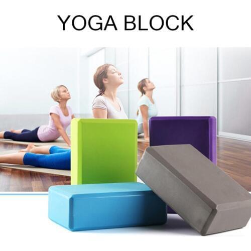 1PC EVA Yoga Block Brick Sports Exercise Fitness Gym Workout Stretching Foam Brick Stretching Exercise Tool Brique de yoga