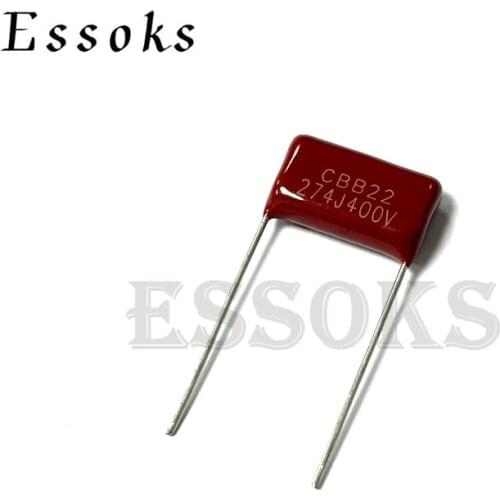 10PCS 400V274J 0.27UF Pitch 10mm 15mm 270NF 400V 274 274J CBB Polypropylene film capacitor