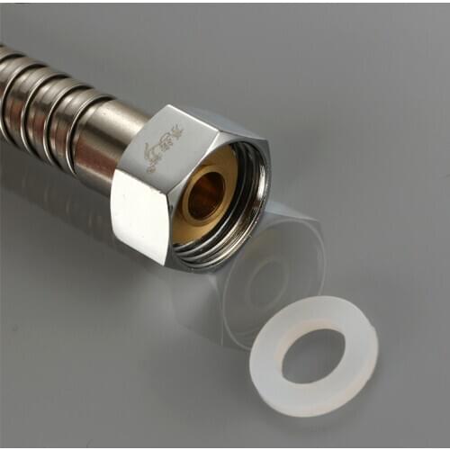 10pcs/set 1/2" 3/4" 1"Rubber Ring Silicon Flat Gasket Sealing Ring for Shower Nozzle Hose Pipe Bellows Tube Washer Ring