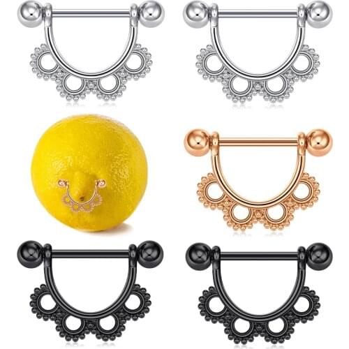 14G 2pair Sexy Nipple Jewelry High Quality Zircon Nipple Rings Heart Barbell Nipple Ring Piercing Helix Piercing Body Jewelry