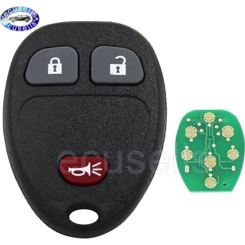 3 buttons Remote Start Car Key Fob for Buick for Pontiac KOBGT04A