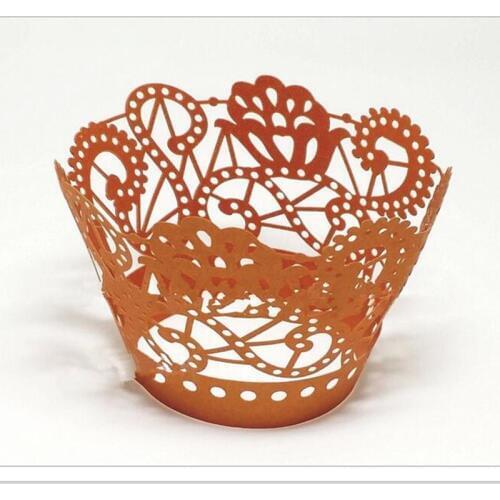50pcs Flowers Lace Cupcake Wrappers Cup cake Muffin Paper Wrapper Christmas Woman Birthday Party Home Decoration Supplies