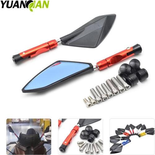 7/8" 22mm Motorcycle CNC Handle Bar End Mirrors rearview Side mirrors For YAMAHA TMAX/T-MAX500 530 MT07 MT09 YFZ R3 R6 R25 R1 yz