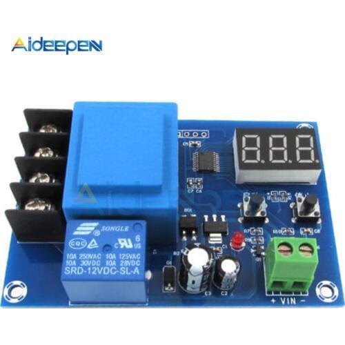 XH-M602 Digital Control Battery Lithium Battery Charging Control Module Battery Charge Control Switch Protection Board 3.7-120V