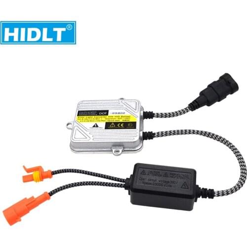 HIDLT 2PCS DC 55W Xenon HID Replacement Ballast Fast Start HID Slim Blocks Ignition 12V Car Light Accessory For H1 H7 H11 9005
