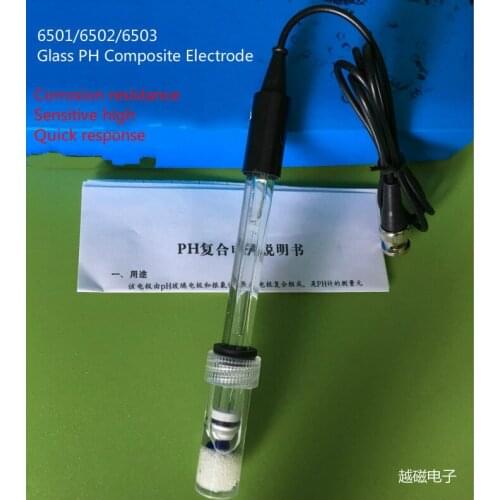 PH composite electrode, 6501/6502/6503 glass PH composite electrode. Corrosion resistance, high sensitivity and fast response