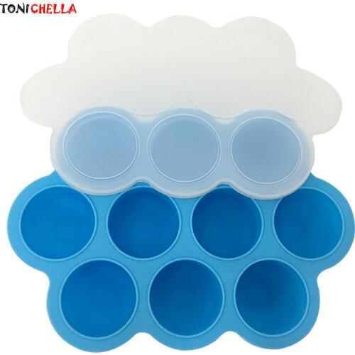 Baby Food Container Silicone Fruit Breastmilk Storage Infant Feeding Tableware Portable Children Dinnerware Box Freezer T0517