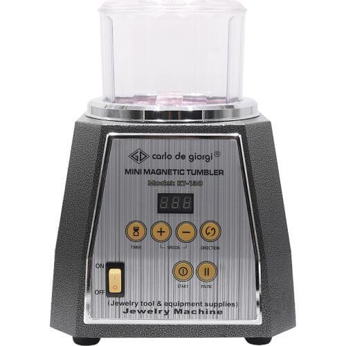 KT-130 130mm Magnetic Tumbler Jewelry Polishing Machine& Finishing Tool Jewelry making tools