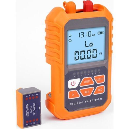 3in1 mini Optical Power Meter Network Cable Test fiber tester with 15km Visual Fault Locator