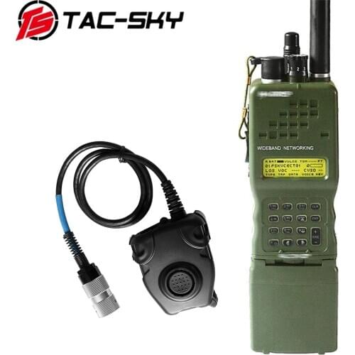 TAC-SKY AN / PRC152 152a Military Walkie-Talkie Model Radio Military Harris Virtual Case And Tactical Ptt 6 Pin PELTOR PTT