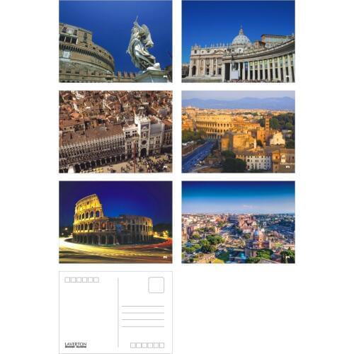 6pcs/lot Rome beautiful landscape christmas greeting cards postcards set/Gift Card/Blessing invitation Post card YH-1111