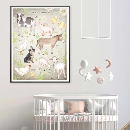 Print Painting Vintage Dinosaur Sea Creatures Chart Modular Pictures Canvas Wall Art Home Decor Modern Bedside Background Poster