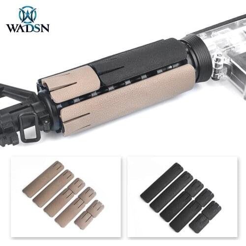 WADSN Airsoft TD Scar Rail Cover Deluxe Version Plastic 8pcs Hunting Rifle M4 AR15 Tactical Picatinny Panel Mount Accessories