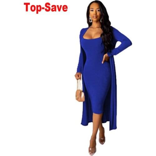 Cheap Casual Female Sexy Dress Velvet Bandage Tight Workout Business Long Sleeve Elegant Festival Clothing Women 2 Pieces Sets