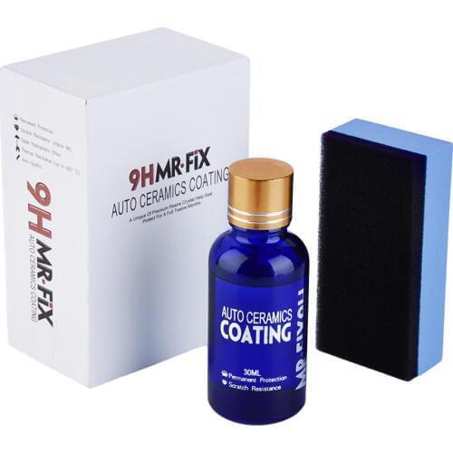 30ml 9H Anti-scratch Car Polish Car Liquid Ceramic Coat Auto Detailing Glasscoat Motocycle Paint Care Hydrophobic Glass Coating