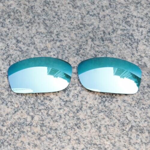 E.O.S Polarized Enhanced Replacement Lenses for Oakley Fives Squared Sunglasses - Ice Blue Polarized Mirror