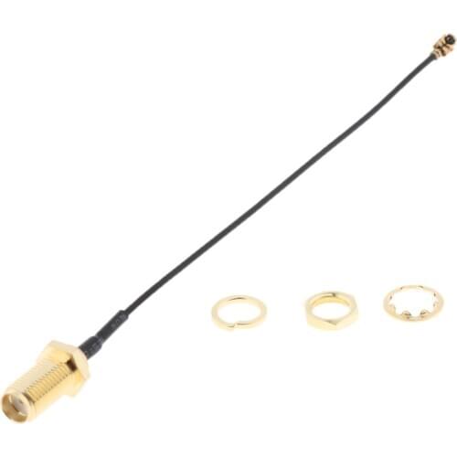 Premium Mini PCI UFL To SMA Female Connector Antenna WiFi Pigtail Cable