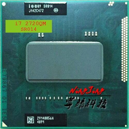 Intel Core i7-2720QM i7 2720QM SR014 2.2 GHz Quad-Core Eight-Thread CPU Processor 6M 45W Socket G2 / rPGA988B