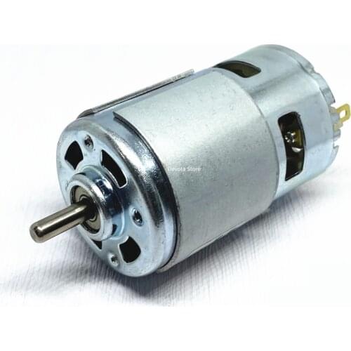RS-775 DC 12V 24V 36V 48V 60V Dual Ball bearing MOTOR 3400RPM 10000RPM 20000RPM Electric tool DC motor