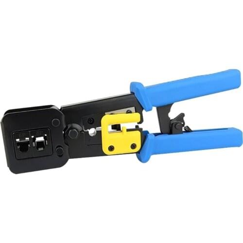 RJ45 Crimper Hand Network Tools Pliers RJ12 Cat5 Cat6 8P6p Cable Stripper Pressing Clamp Tongs Clip Multi Functional