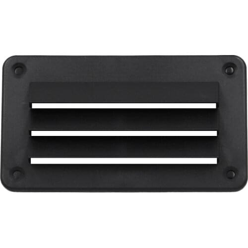 Universal RV Louver Vent Hood Exhaust Vent Cover 5.51''x3.11''' (Black)