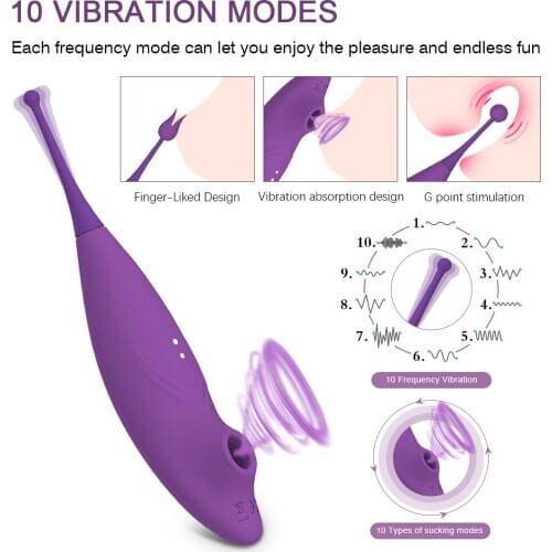 Vagina Vibrator for women10 Speeds G Spot Vibrators Sucker clitoris Clitoral stimulator anal erotic Product Sex toys for adult