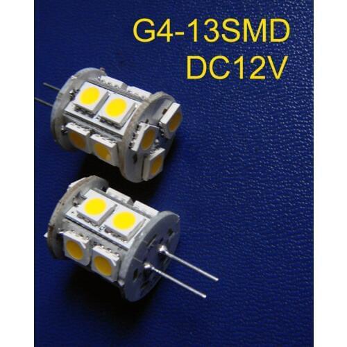 High quality DC12V 5050 led G4 Crystal lights G4 Led decorative light 12Vdc G4 led bulb GU4 LED lights free shipping 50pcs/lot
