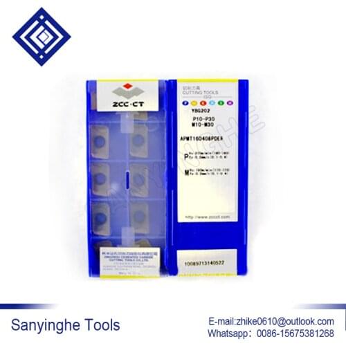 High quality sanyinghe 10pcs/lots YBG202 APMT160408PDER cnc carbide milling inserts