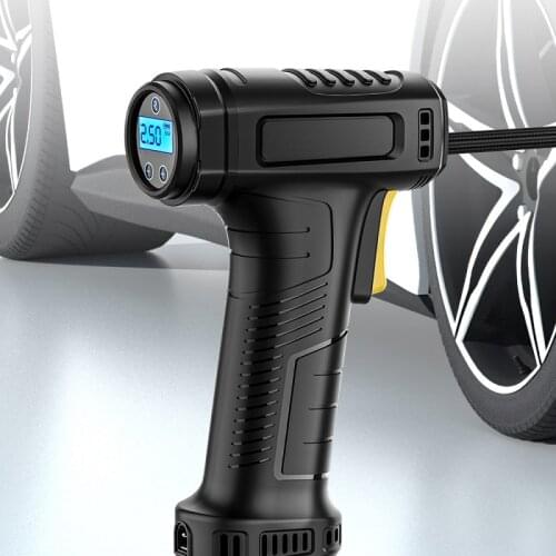 120W Rechargeable Air Compressor Wireless Inflatable Pump Portable Air Pump Digital Car Automatic Tire Inflator Equipment