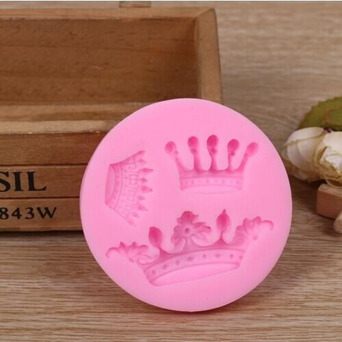 3D Crown Silicone Mold Chocolate Cake Pan Cake of Soap Mold Tool Template DIY Tools In The Kitchen