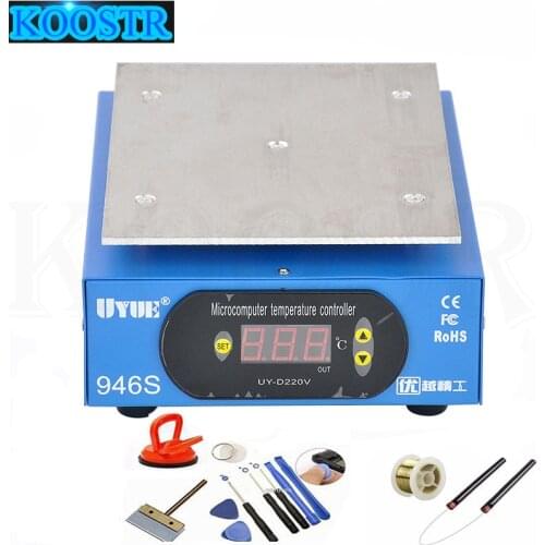 UYUE 946S Preheat Station 220V 400W 140X200mm Preheater Digital Platform heating plate for phone LCD screen separator machine