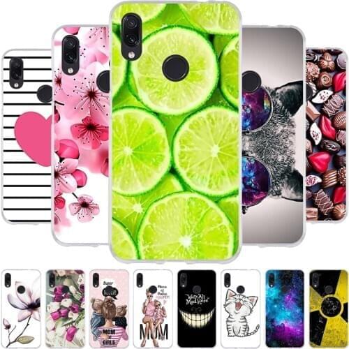 B For Xiaomi Redmi Note 7 Case Cute Animal Cover Silicone Case For Redmi Note 7 Pro Note7 Bumper Shockproof Phone Case Fundas