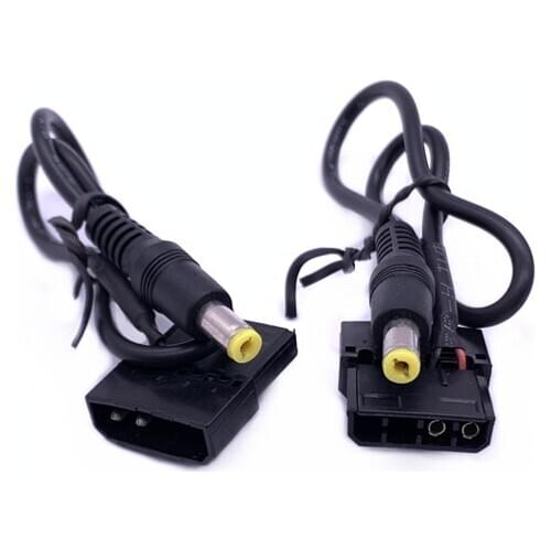Free Shipping 2PCS,PC 4PIN Molex 5.5mm X 2.1mm DC Power Cable 12V 2A for RGB Control Box LED