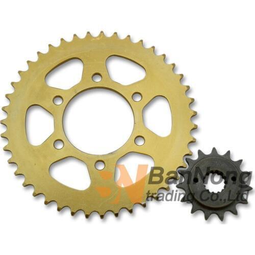 Free shipping Motorcycle Front&Rear Sprocket geartransmission For Kawasaki ZX-6R 636 2005-2006