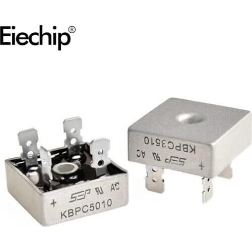 2pcs KBPC5010 KBPC3510 each 1pcs diode bridge rectifier diode 1000V KBPC 5010 power rectifier diode electronica componentes