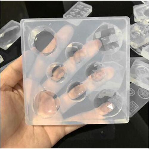 Porcelain necklace bracelet gem drop mold transparent Epoxy Resin Jewelry Pendant Bracelet Making resin molds for jewelry