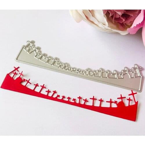 Halloween metal cutting dies cut die mold grave border decoration Scrapbook paper craft knife mould blade punch stencils dies