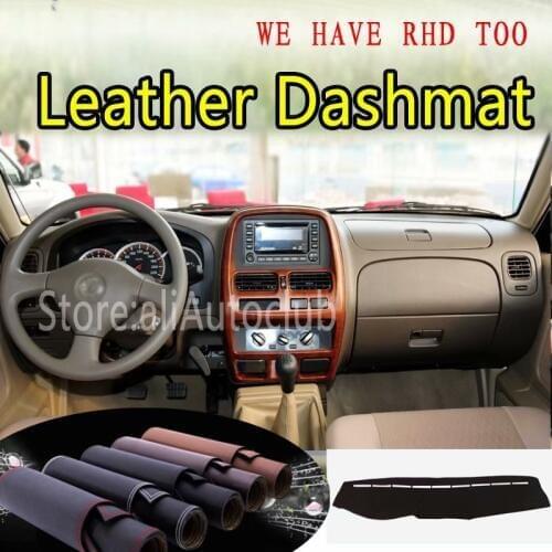 For Nissan NP300 D22 PICKUP Leather Dashmat Dashboard Cover Dash Carpet Custom Car Styling LHD+RHD