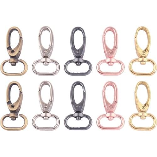 20mm Metal Swivel Clasp Claw Lobster Clasp Trigger Snap Hook For Purse Strap Bag Clasps Hardware Handbag Webbing Supplies DIY