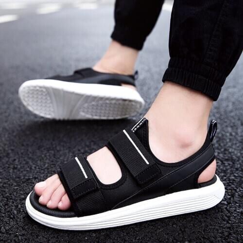 Sandals Mens Tide Slippers Mens Summer Mens Sandals 2018 New Beach Shoes Mens Non-slip Outdoor Sandals Casual Shoes