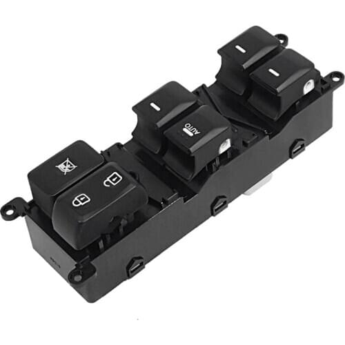 Car Front Left Drive Side Power Window Control Switch Button for Kia Rio (4Door) 2012-2015 93570-1W155