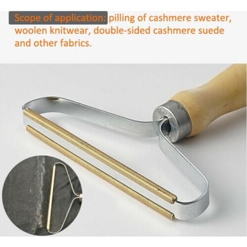 Portable Lint Remover Fuzz Fabric Shaver Sweater Woolen Coat Clothes Fluff Fabric Shaver Brush Tool Home Kitchen Knife Stickers