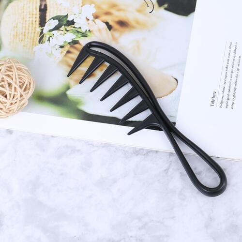 Hot New Wide Teeth Hairbrush Fork Comb Men Beard Hairdressing Brush Barber Shop Styling Tool Salon Accessory Afro Hairstyle