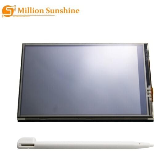 3.5 inch Raspberry Pi 4 Model B Touch Screen 480*320 LCD Display + Touch Pen + ABS Case for Raspberry Pi 4